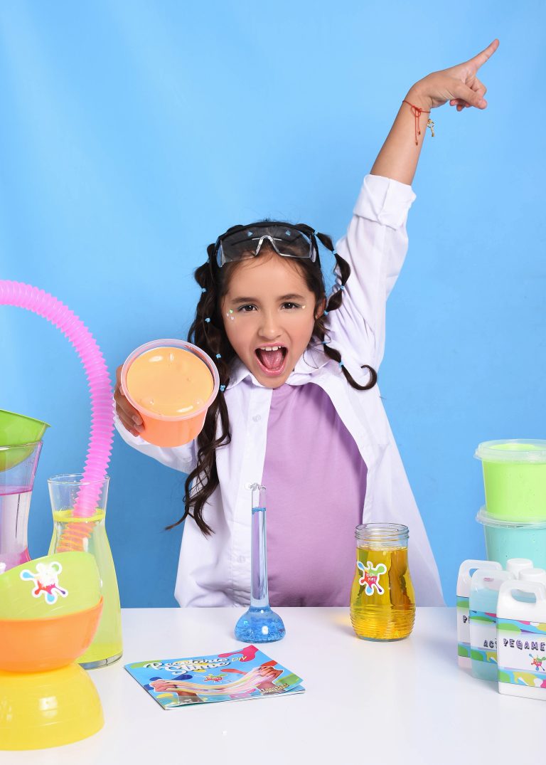 actividad de slime en eventos infantiles